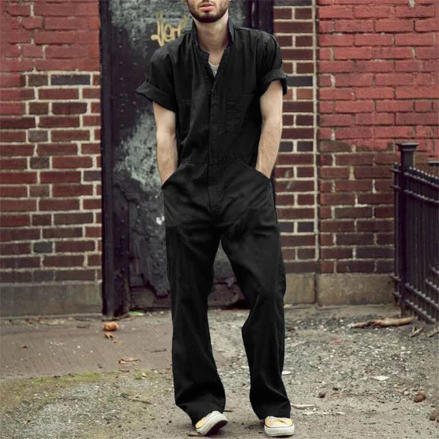 Bella | Men's Solid Color Jumpsuit
