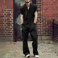 Bella | Men's Solid Color Jumpsuit