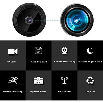 Bella | Mini Wireless Magnetic Camera with Audio and Video Live Feed