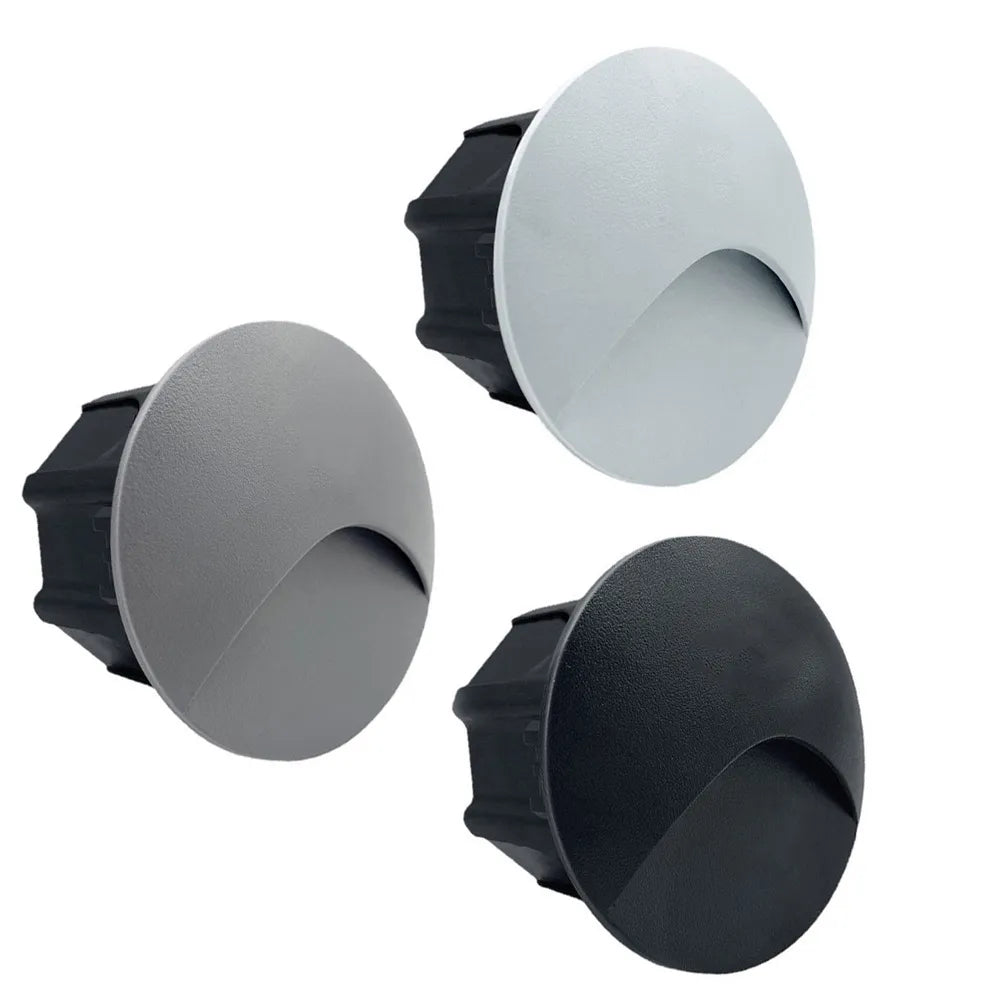 Bella | Modern Waterproof IP65 Outdoor Recessed LED Wall Lamp - 3W Embedded Light for Steps, Staircases, Balconies & Porches