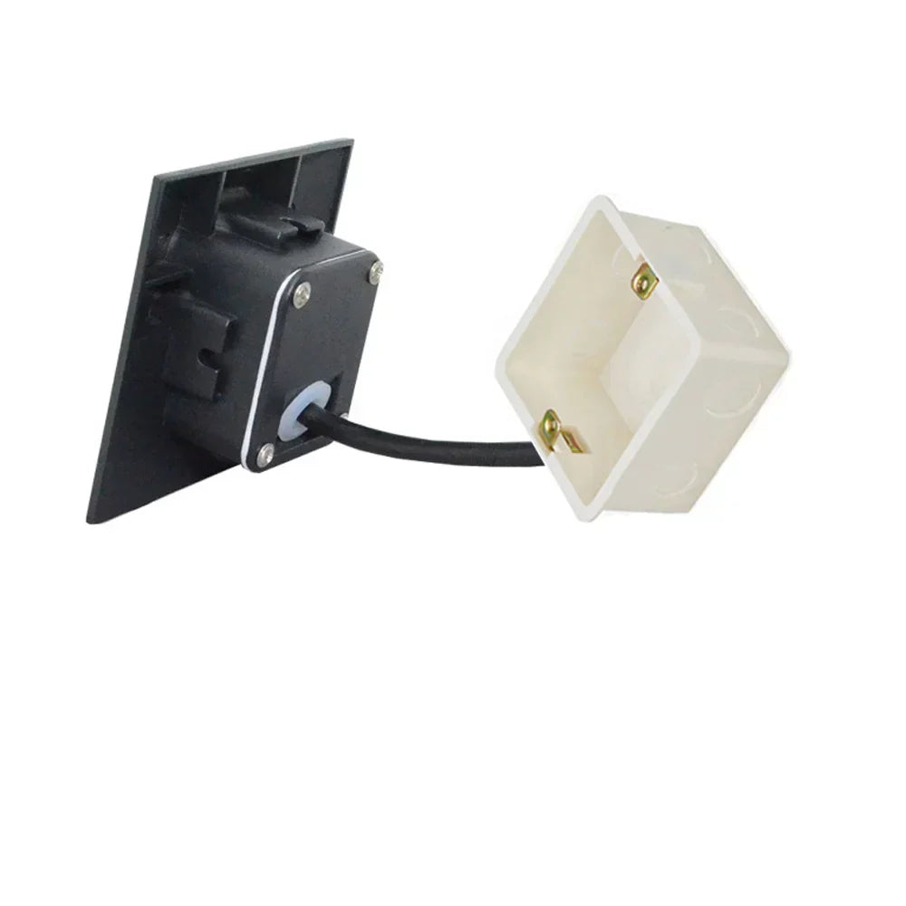 Bella | Modern Waterproof IP65 Outdoor Recessed LED Wall Lamp - 3W Embedded Light for Steps, Staircases, Balconies & Porches