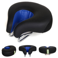 Bella | Noseless Bicycle Saddle Mountain Bike Thickened Soft Cushion (Blue)