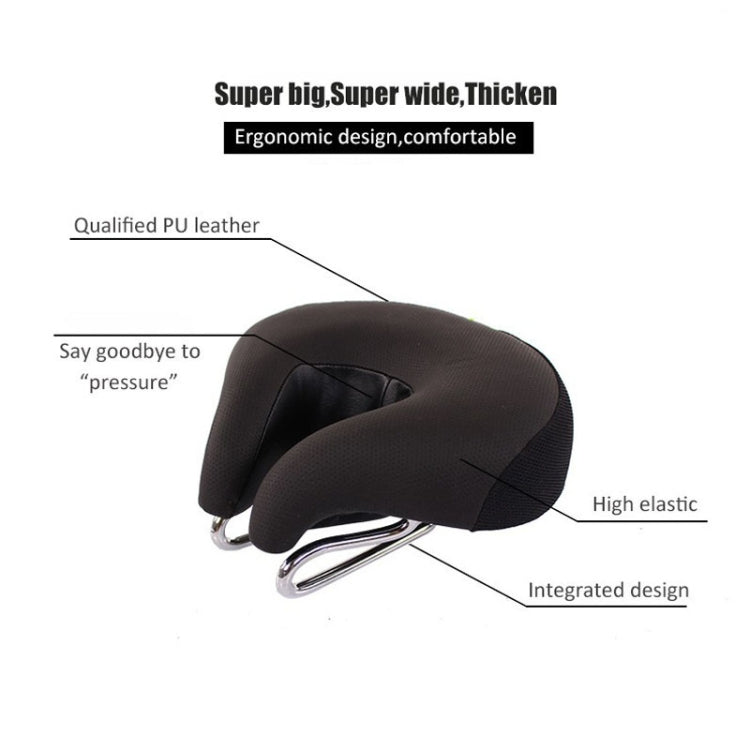 Bella | Noseless Bicycle Saddle Mountain Bike Thickened Soft Cushion (Blue)