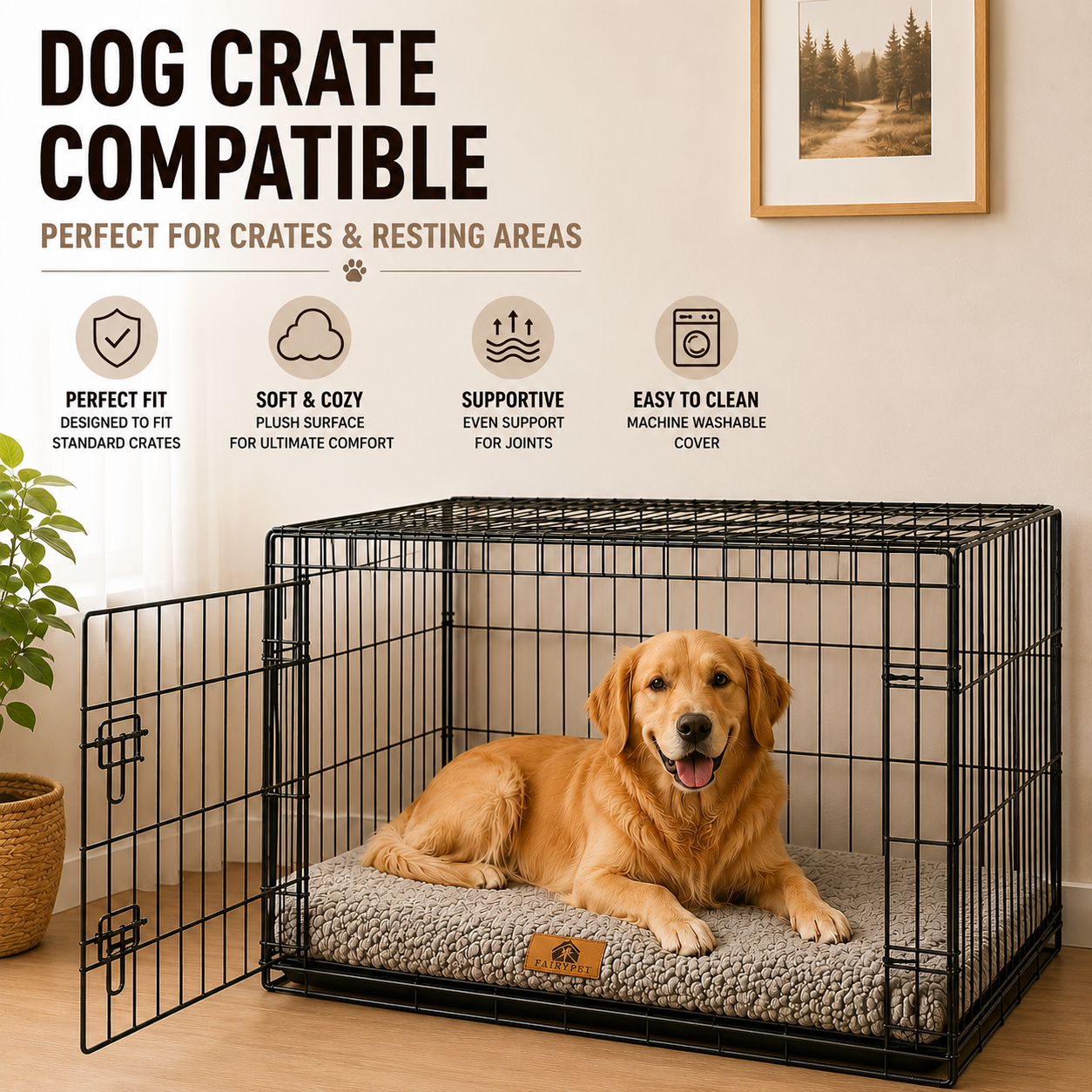 Bella | Pawventure Flat Orthopedic Foam Dog Mat