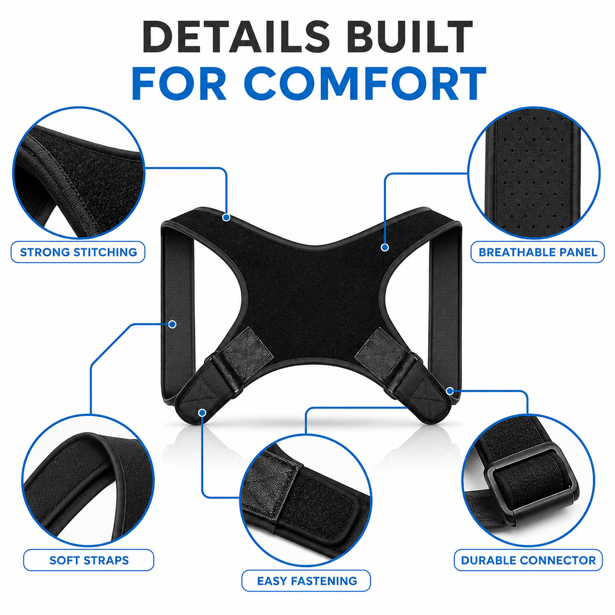 Bella | PostuSure Adjustable Shoulder Posture Brace