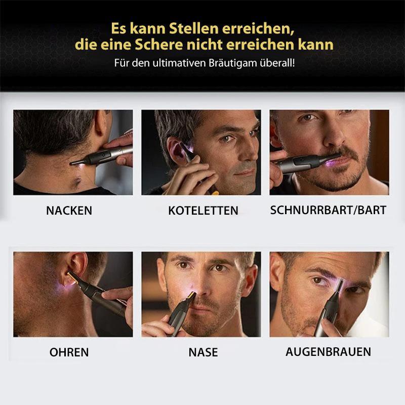 Bella | Precision Eyebrow Trimmer | Ultra-Thin Electric Detail Shaver | Black