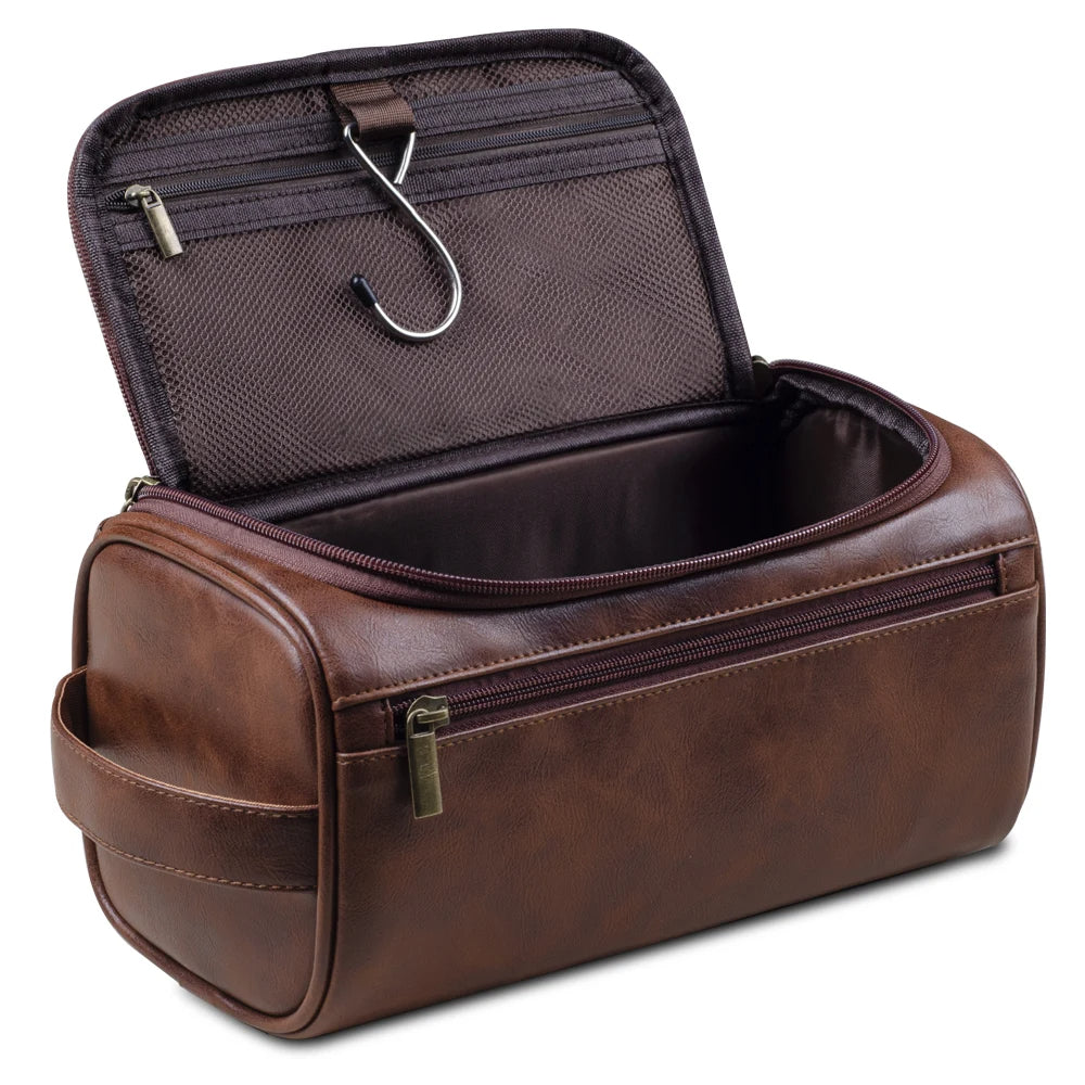 Bella - Premium Leather Toiletry Bag for Travellers