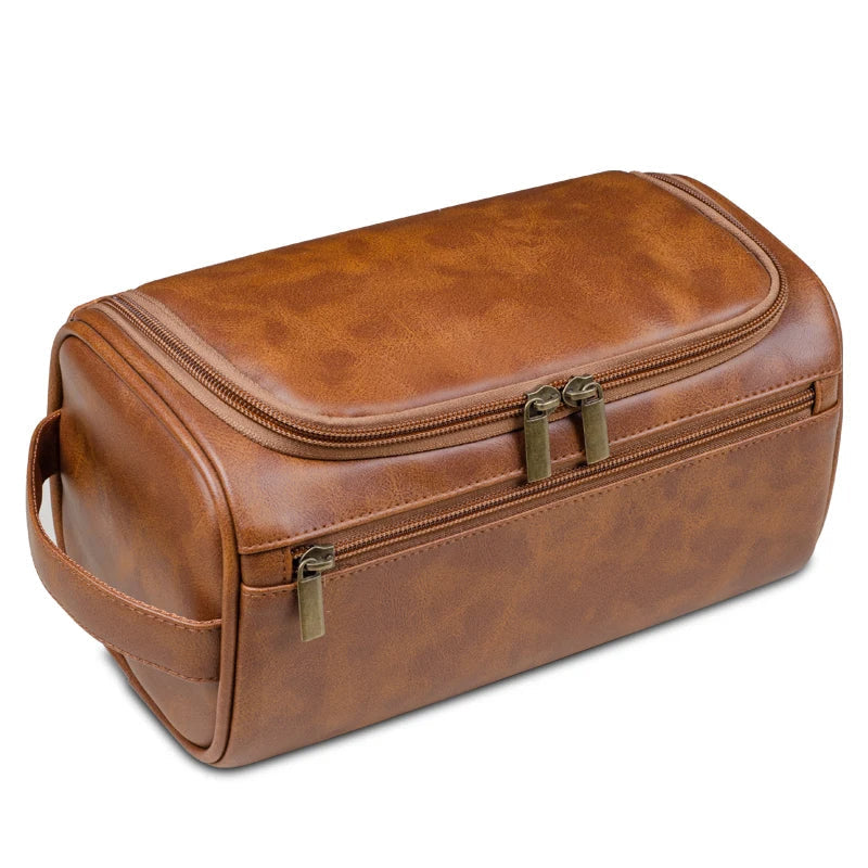 Bella - Premium Leather Toiletry Bag for Travellers