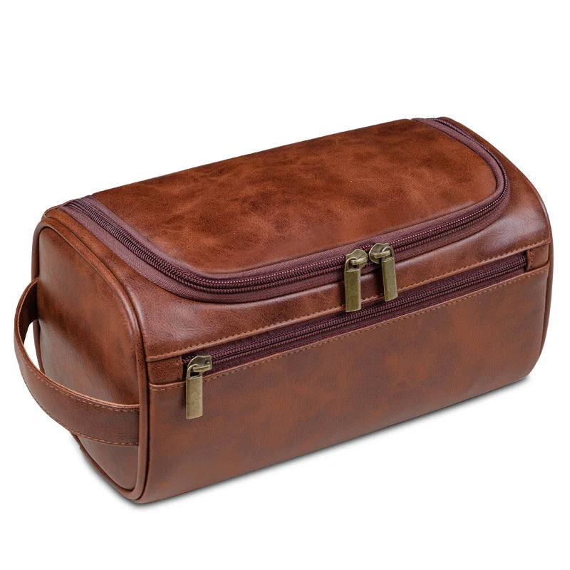 Bella - Premium Leather Toiletry Bag for Travellers
