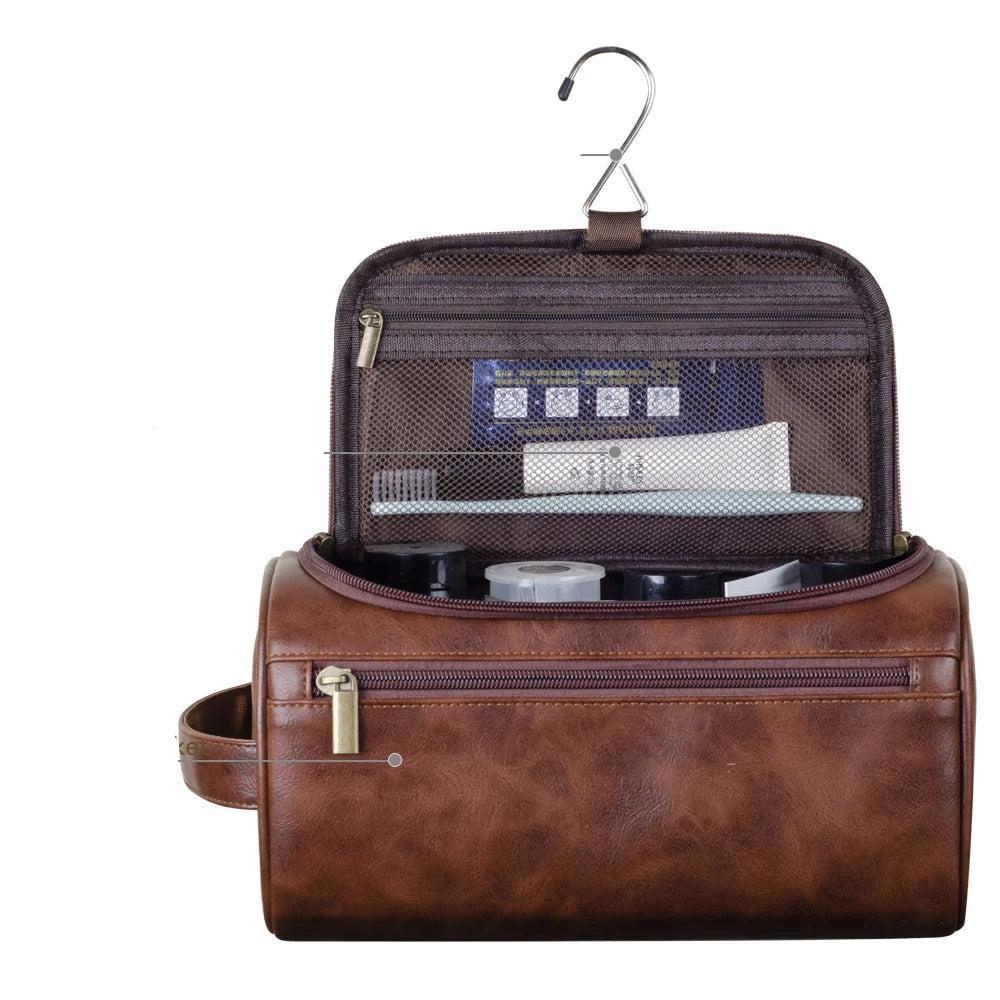 Bella - Premium Leather Toiletry Bag for Travellers