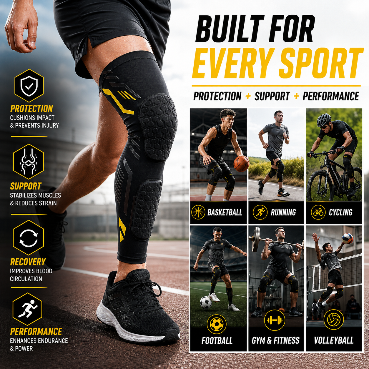 Bella | ProStanceX Full Length Compression Sleeve