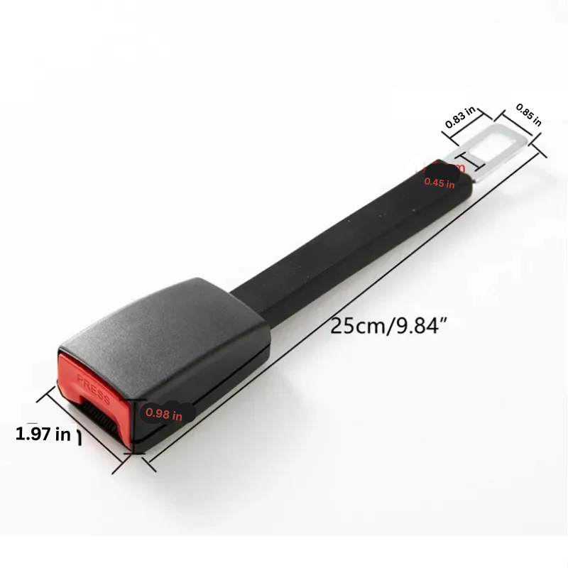 Bella | Raised Seat Belt Extender with Rigid Stem
