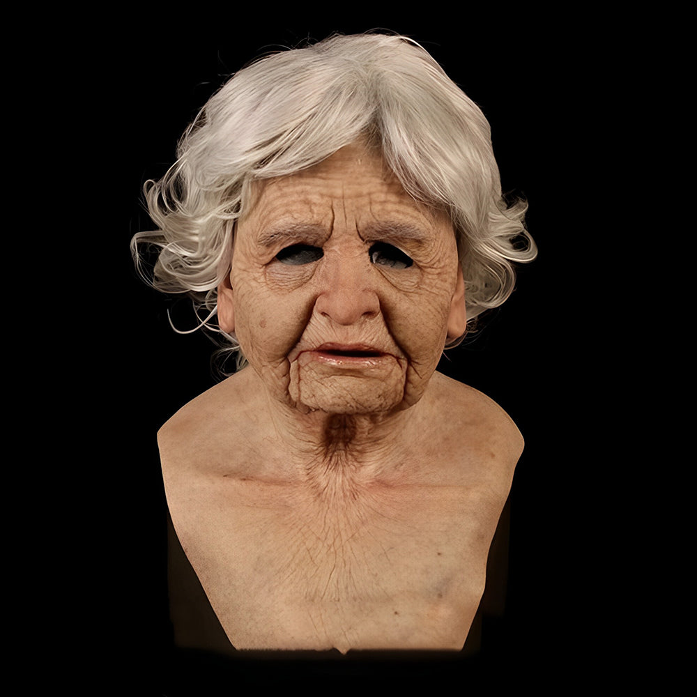 Bella | Realistic Old Man Mask – Halloween and Cosplay Latex Mask with Movable Mouth