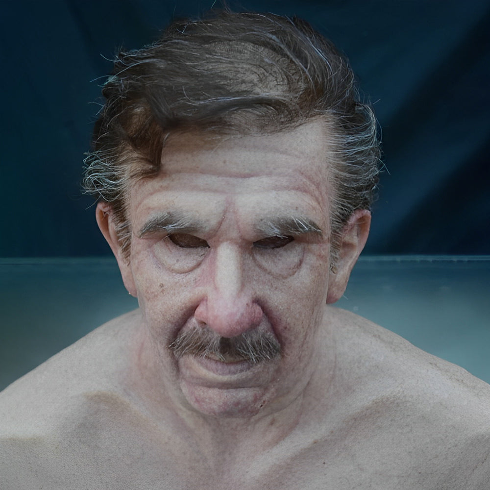 Bella | Realistic Old Man Mask – Halloween and Cosplay Latex Mask with Movable Mouth