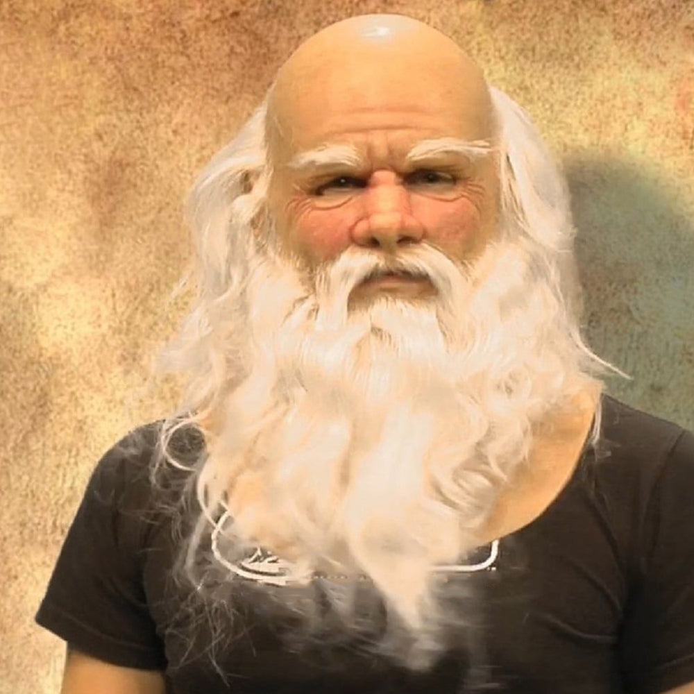 Bella | Realistic Old Man Mask – Halloween and Cosplay Latex Mask with Movable Mouth