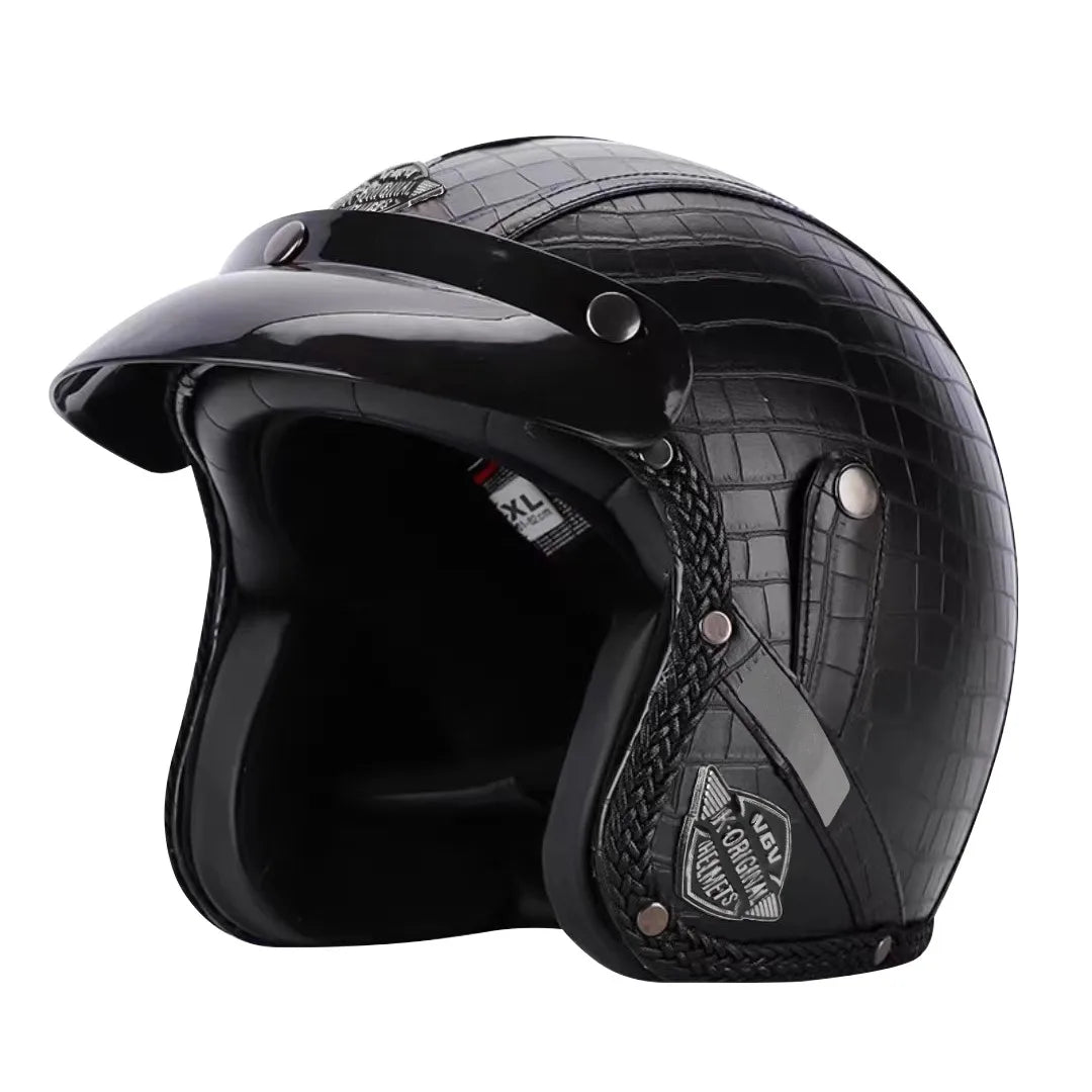 Bella | Retro Kael 3/4 Open Face Motorcycle Helmet