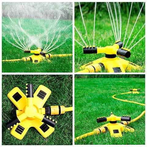 Bella | Rotating Lawn Sprinkler with 360° Coverage, Water-Saving Technology & Adjustable Spray for Efficient Garden Irrigation