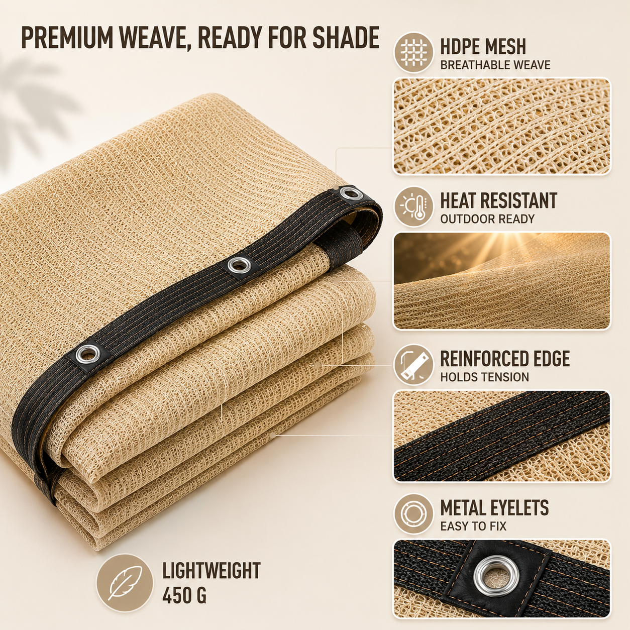 Bella | Shadeora Rectangular Sunshade Awning