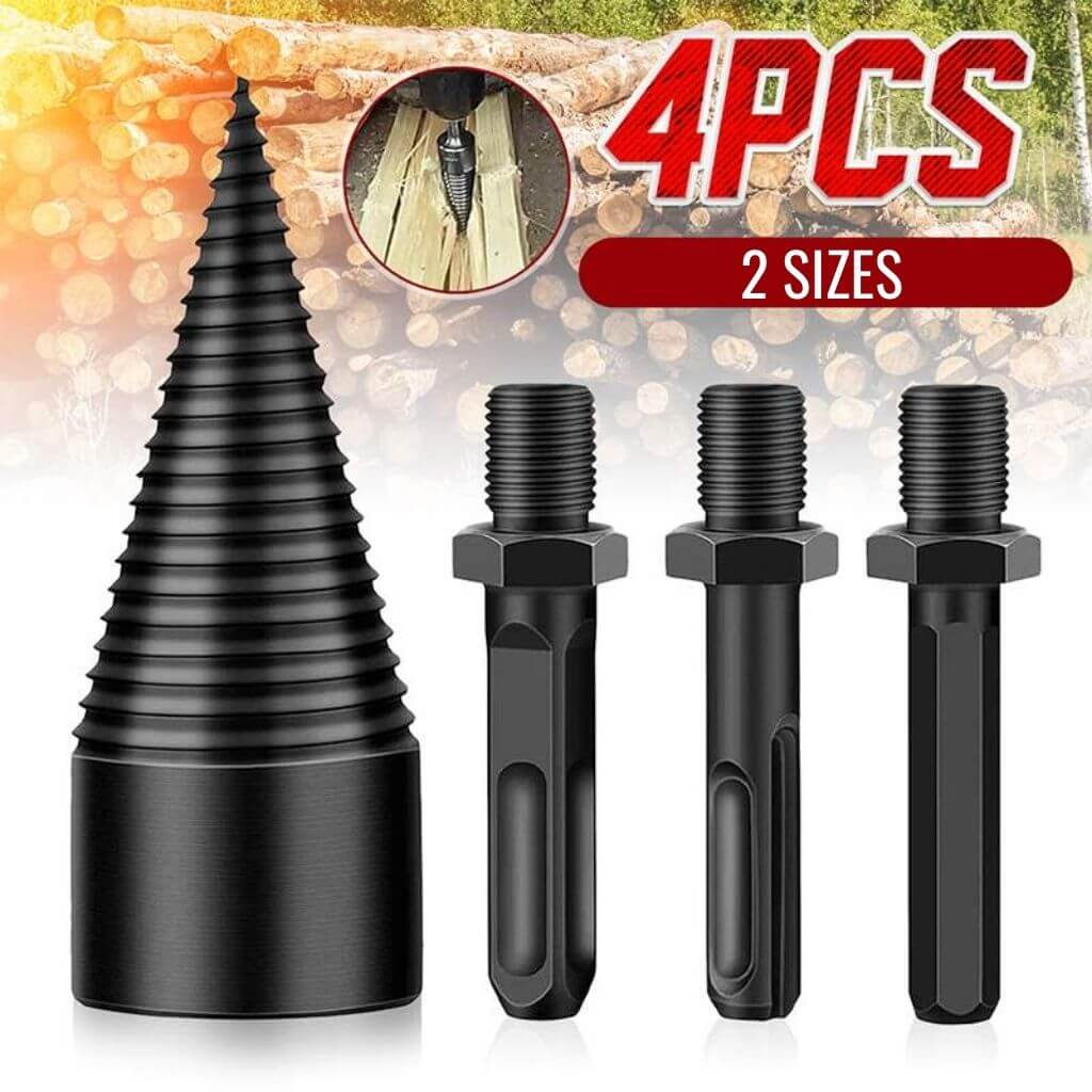 Bella Shank Firewood Drill Bit - Works With Any Drill