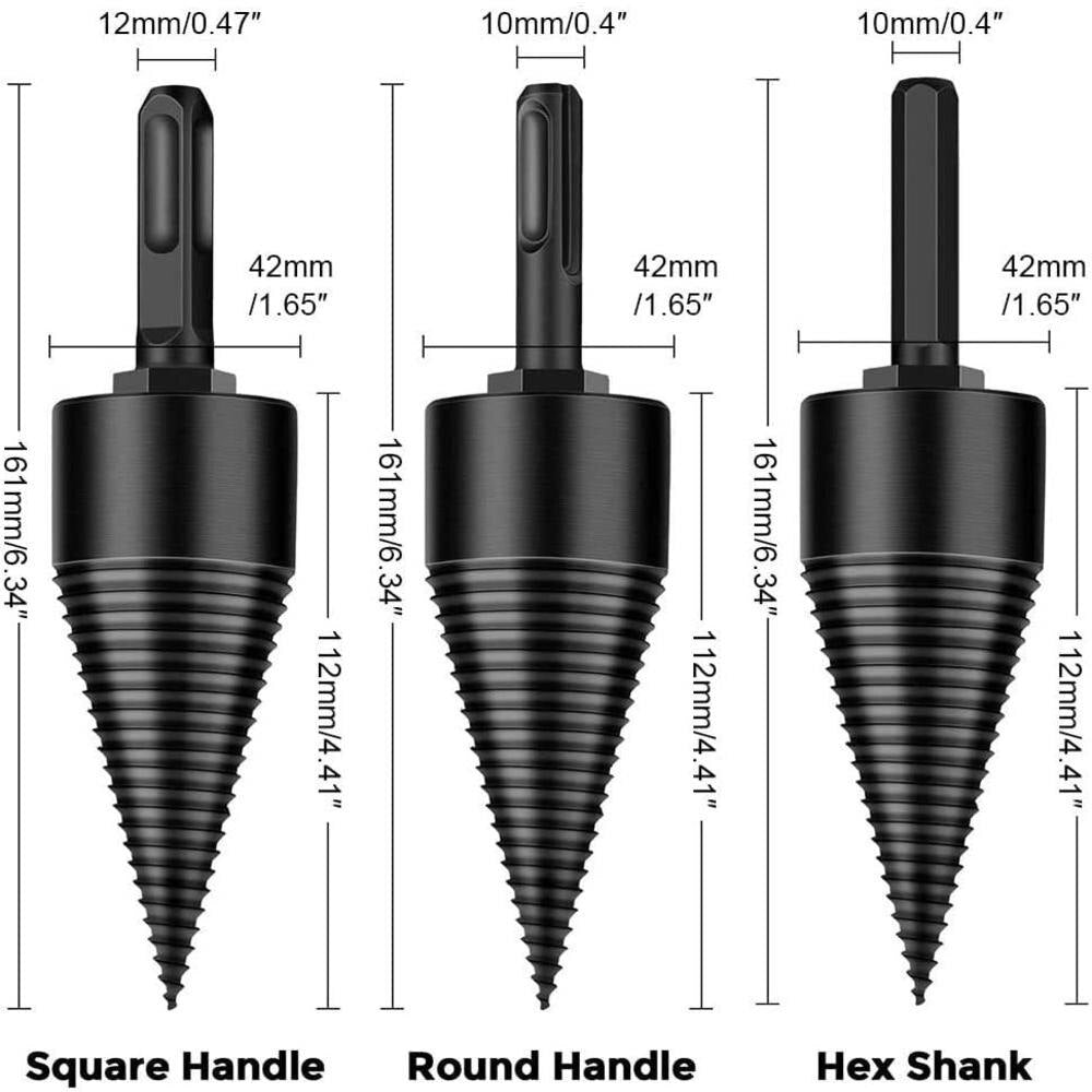Bella Shank Firewood Drill Bit - Works With Any Drill