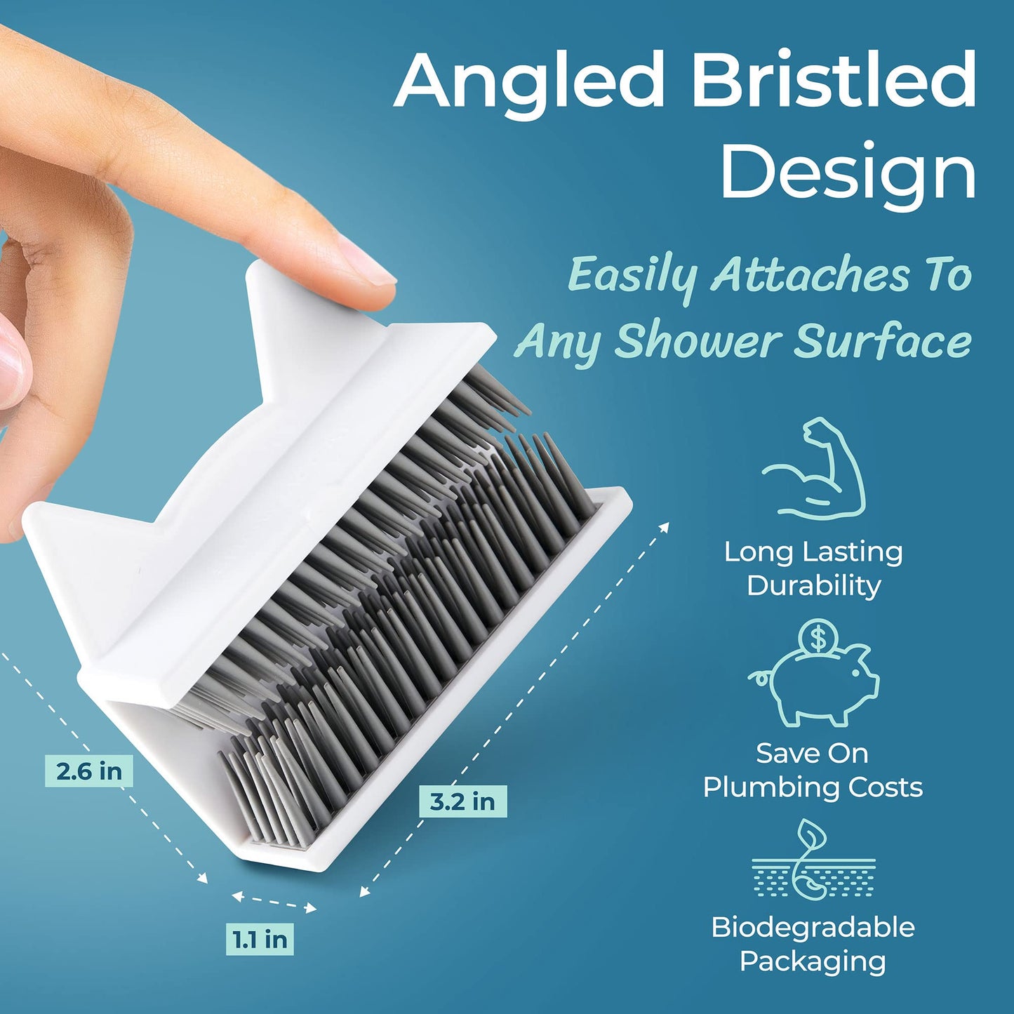 Bella | Shower Wall Hair Collector
