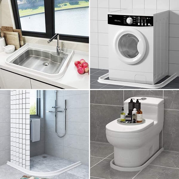 Bella | Silicone Water Retention Strip | Flexible Shower Splash Guard