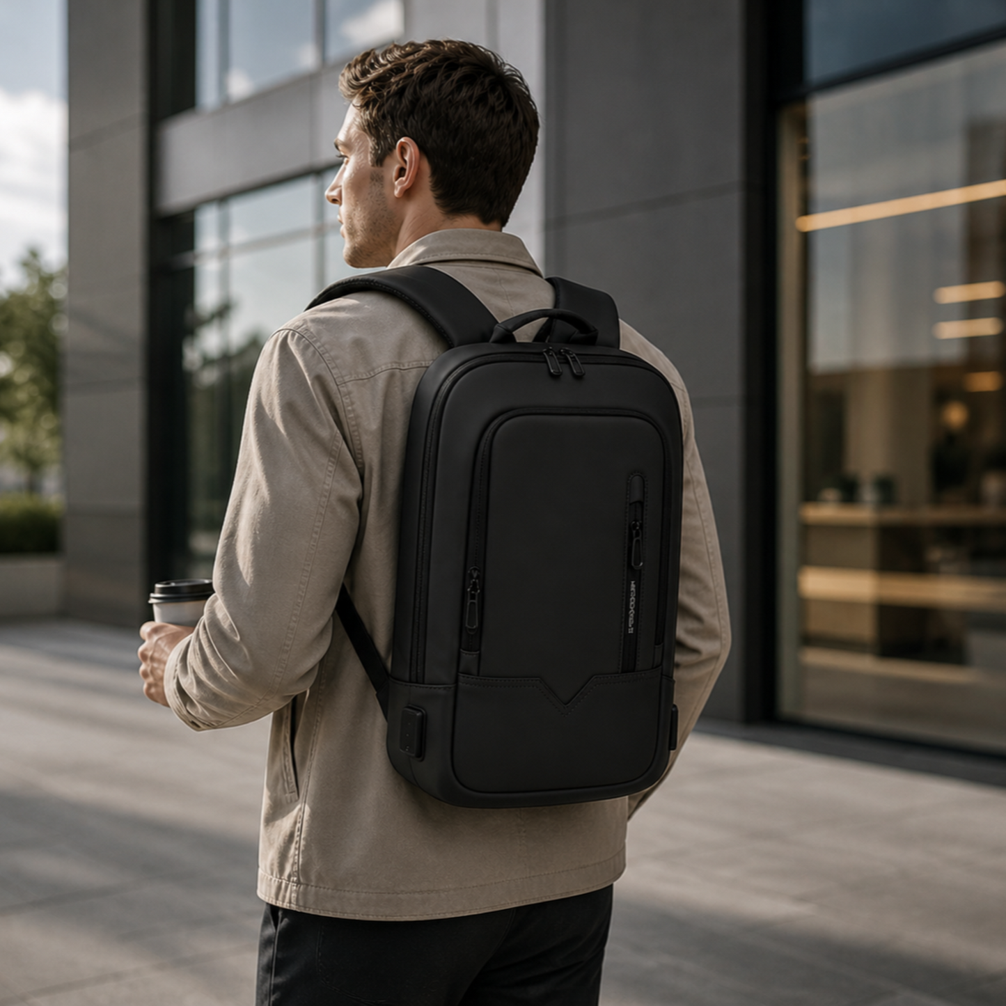 Bella | Slate Commuter Backpack