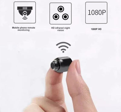 Bella | Small WiFi Security Spy Camera UK Night Vision Surveillance Nanny Cam