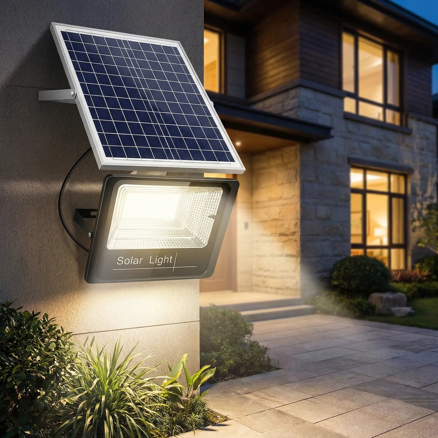 Bella | Soluxe Solar-Powered Outdoor Flood Light With Remote