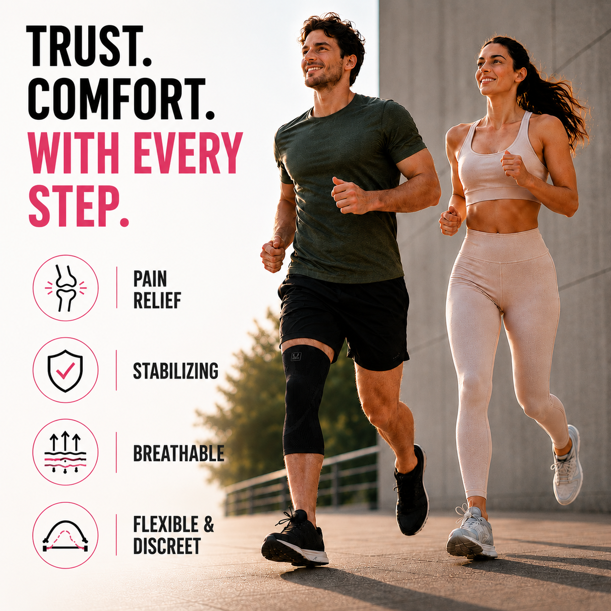 Bella | Stridexia Compression Knee Sleeve