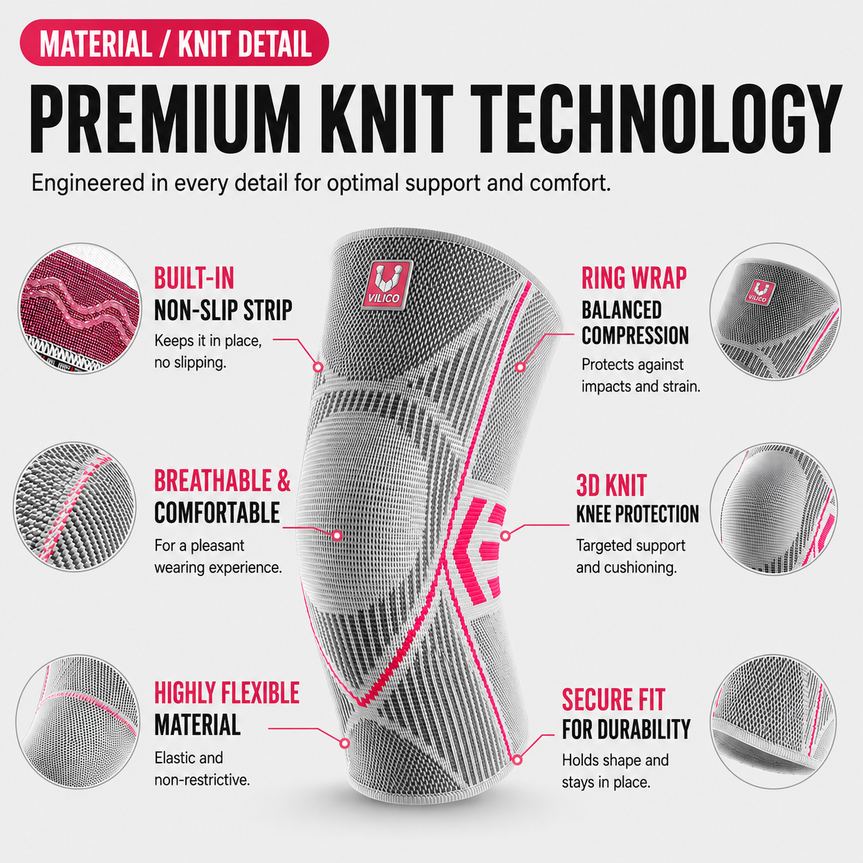 Bella | Stridexia Compression Knee Sleeve