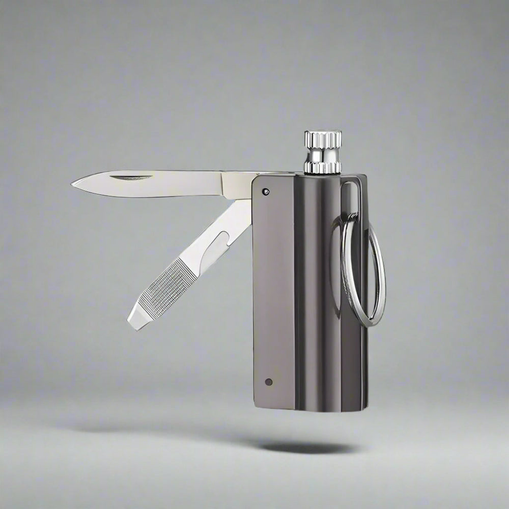 Bella | Survival Waterproof Flint Fire Starter Keychain