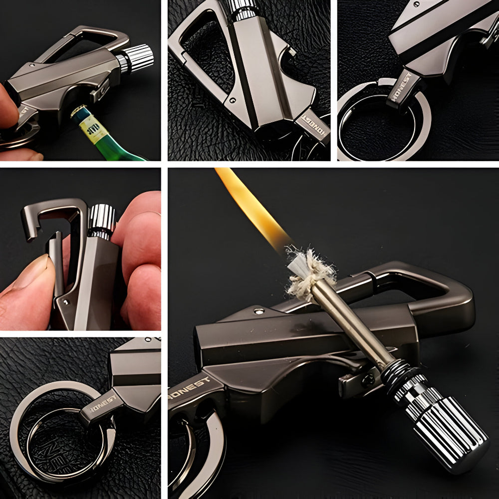 Bella | Survival Waterproof Flint Fire Starter Keychain