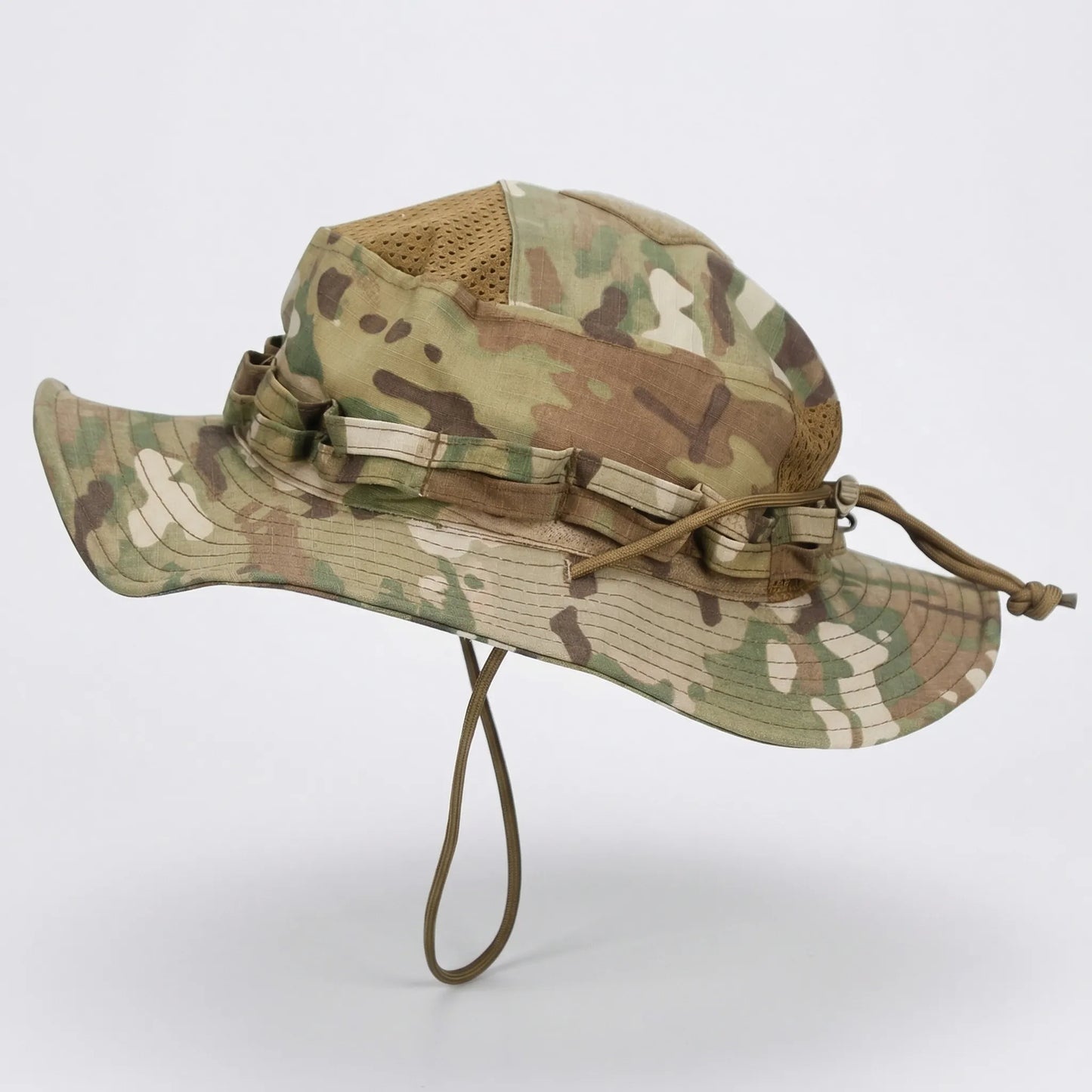 Bella | Tacventu Wide-Brim Tactical Camouflage Bucket Hat