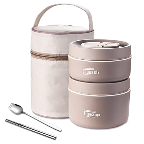 Bella Thermally Insulated Stainless Steel Lunch Box Containers