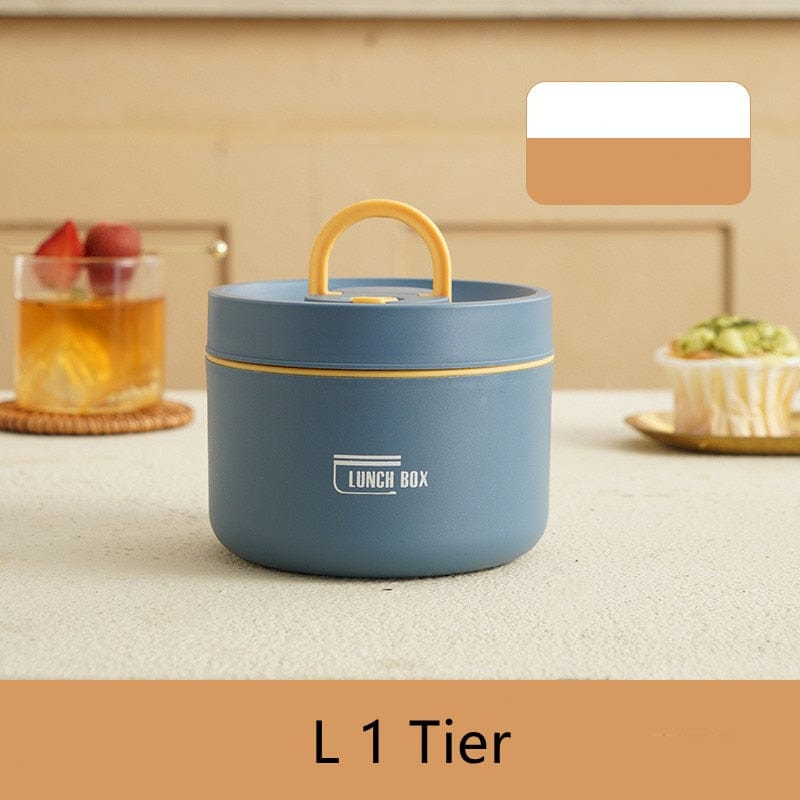 Bella Thermally Insulated Stainless Steel Lunch Box Containers