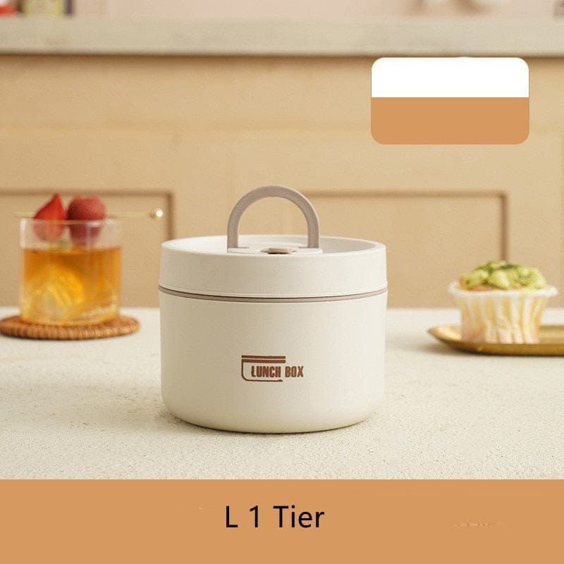 Bella Thermally Insulated Stainless Steel Lunch Box Containers