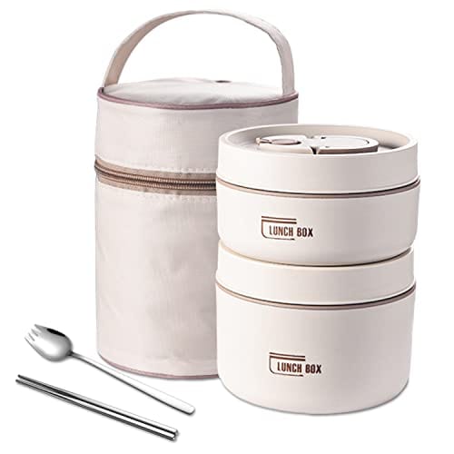 Bella Thermally Insulated Stainless Steel Lunch Box Containers