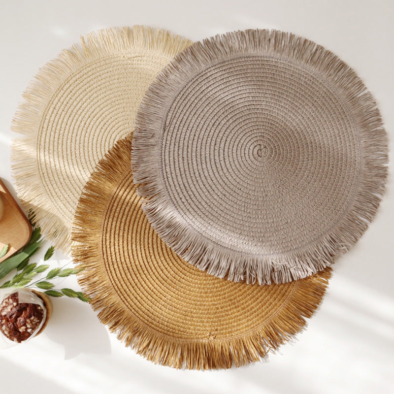 Bella | ThermoLuxe | Round Braided Placemats