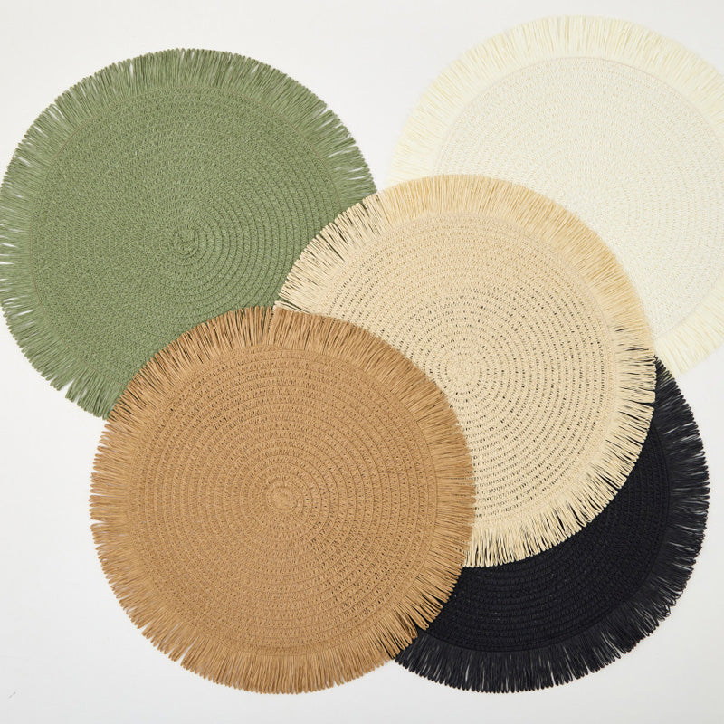 Bella | ThermoLuxe | Round Braided Placemats