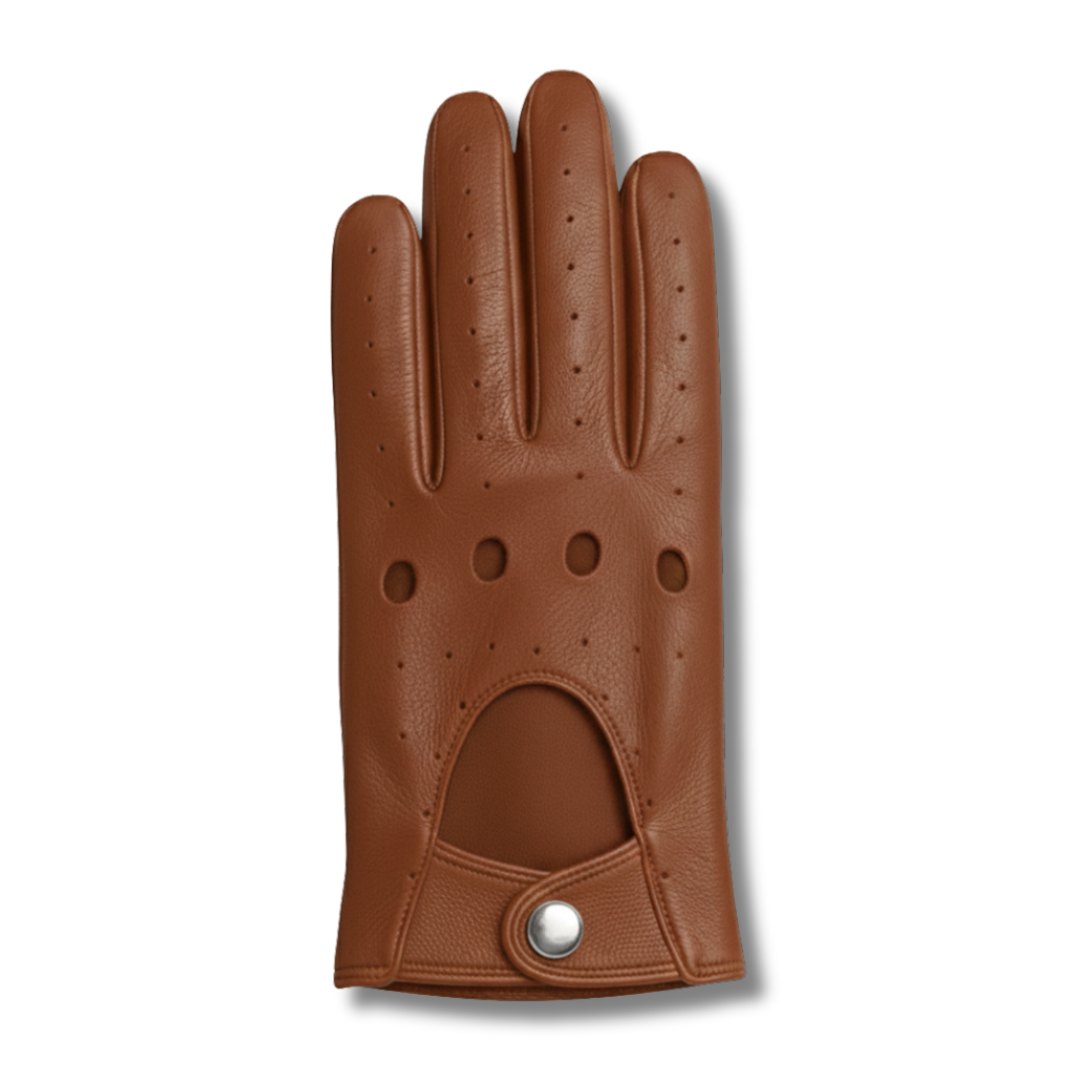 Bella | Thin Vegan Leather Driving Gloves
