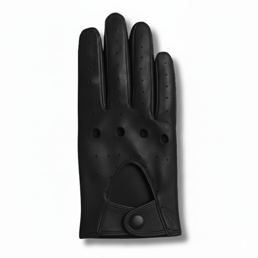 Bella | Thin Vegan Leather Driving Gloves