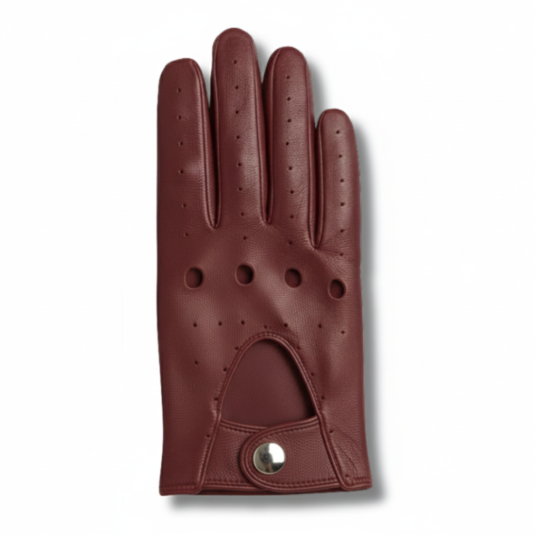 Bella | Thin Vegan Leather Driving Gloves