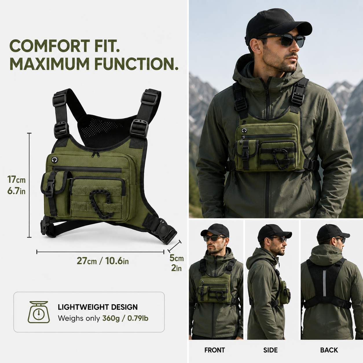 Bella | Valcenta Compact Tactical Chest Rig