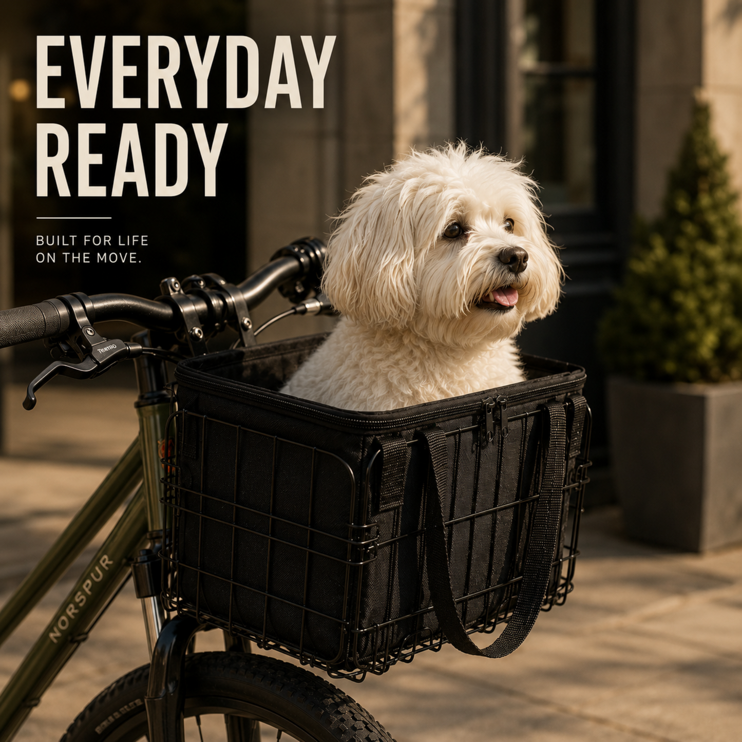 Bella | Veldrix Large Capacity Front and Rear Bike Basket