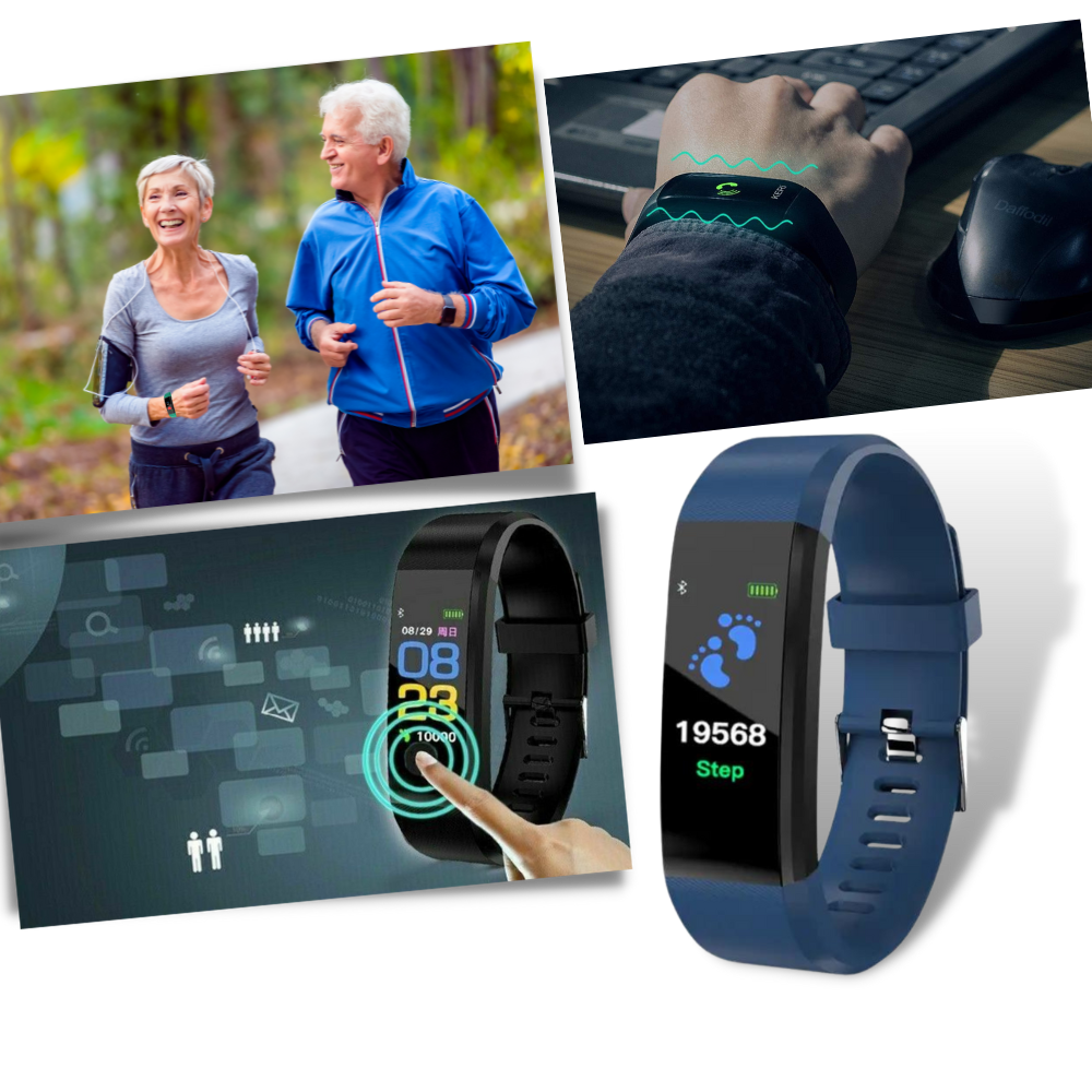 Bella | VitaWatch | Senior Smartwatch with Health Monitor and Large LED Screen