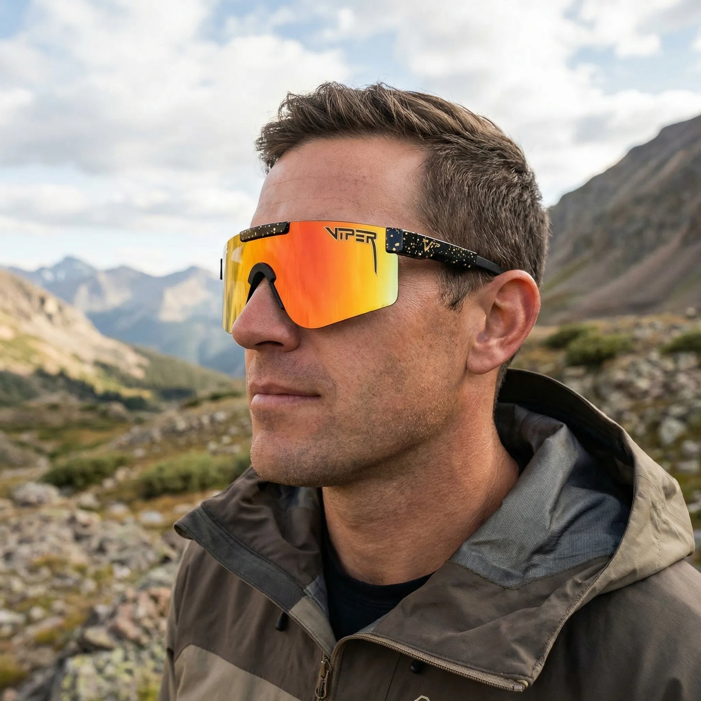Bella | Vyndra Oversized Sport Shield Sunglasses