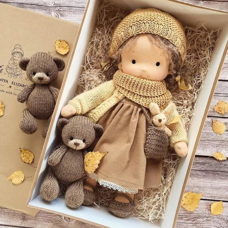 Bella | Waldorf Doll | Handmade Fabric Stuffed Animal | Multiple Designs