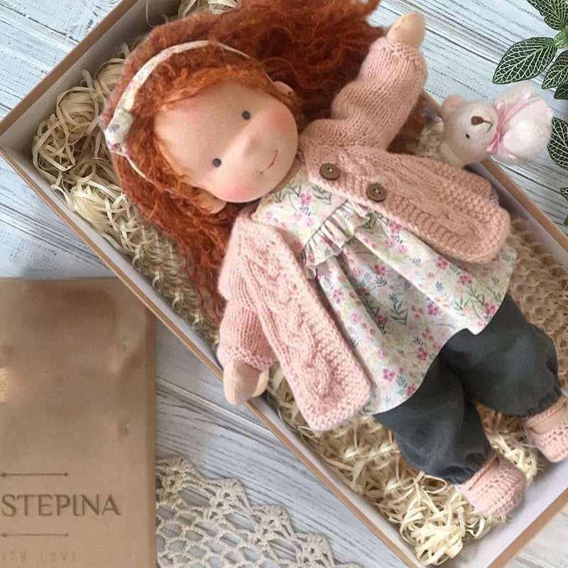 Bella | Waldorf Doll | Handmade Fabric Stuffed Animal | Multiple Designs