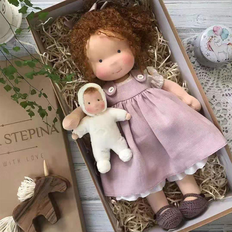 Bella | Waldorf Doll | Handmade Fabric Stuffed Animal | Multiple Designs